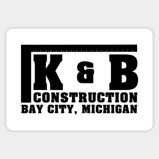 K & B Construction Bay City, MI Sticker